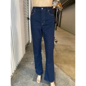 Ralph Lauren Womens Dark Wash Denim Bootcut Jeans Size 8 High Rise Pants